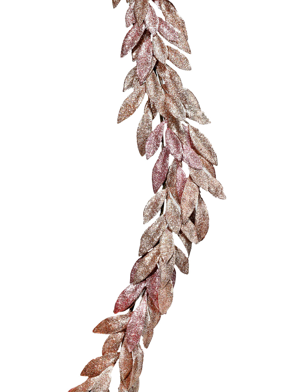 Artificial Glitter Leaf Garland, 72" Long, In 2 Colors