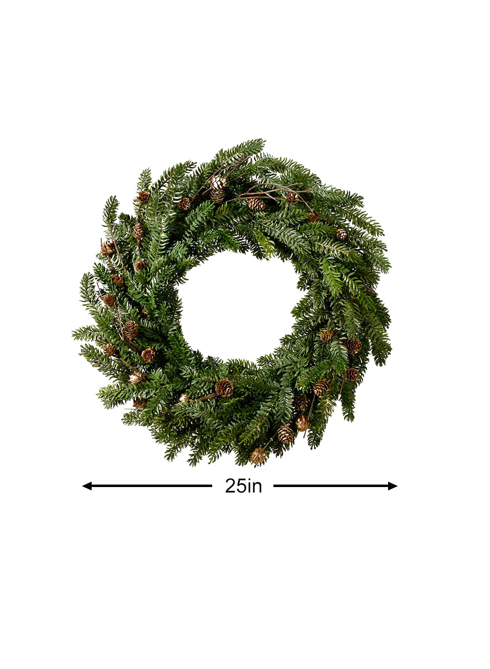 Christmas Wreath, In 2 Sizes & Colors