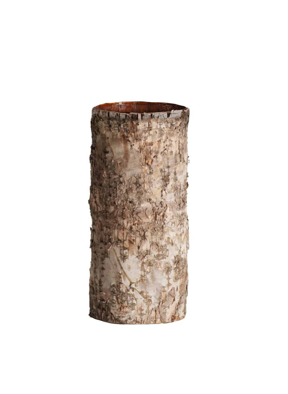 Birch Bark Glass Vase, in 5 Sizes