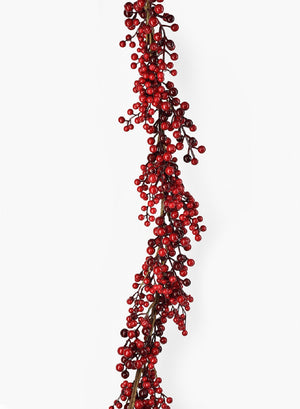Red Berry Garland, 58" Long