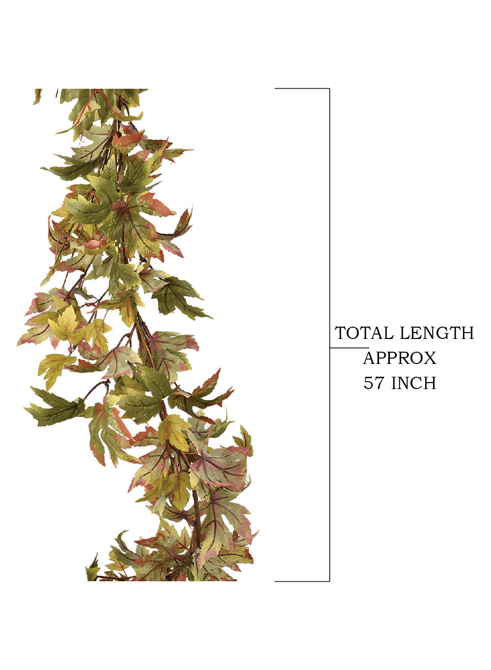 Natural-Looking Maple Leaf Garland, In 2 Colors