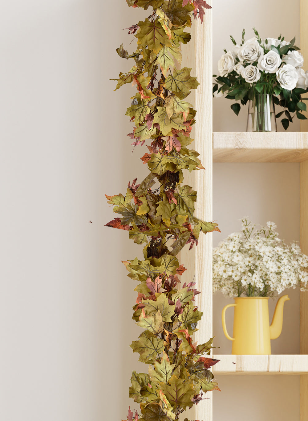 60" Fall Maple Leaf Garland