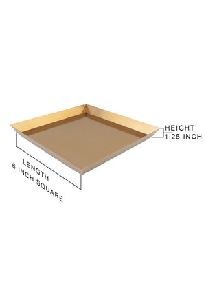 Gold Square Tray, in 2 Sizes