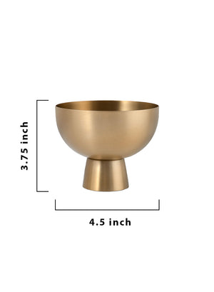 Gold Compote Bowl, in 2 Sizes