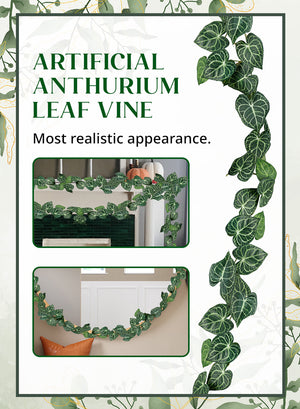 Artificial Hanging Vine, in 4 Designs