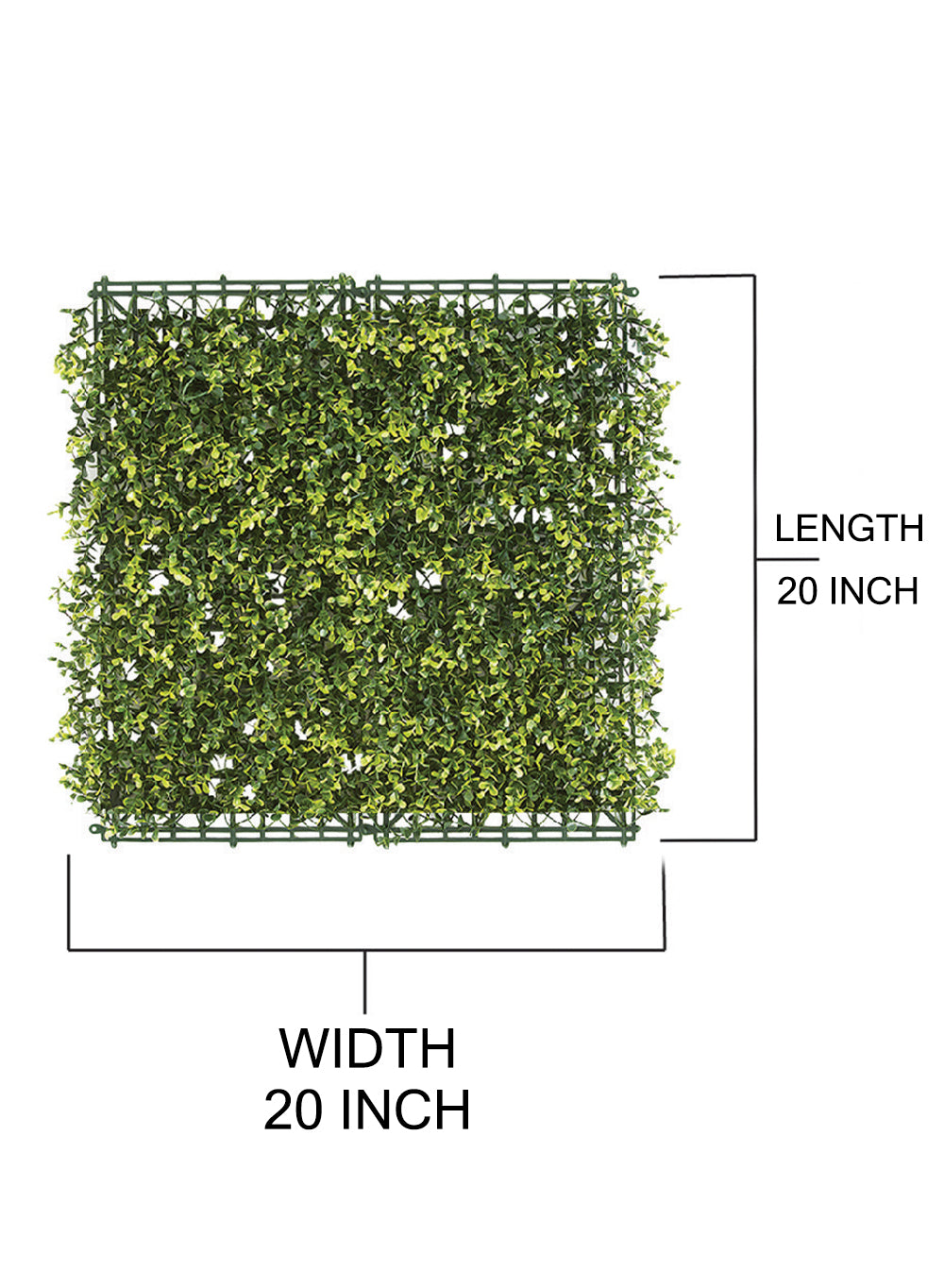 Faux Boxwood Wall Panels, Pack of 12