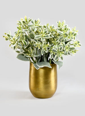 Raw Brass Vase, In 2 Sizes