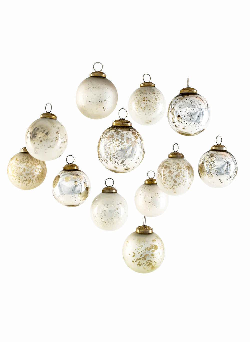 Vintage Glass Ball Ornaments - Pack of 12 & 144