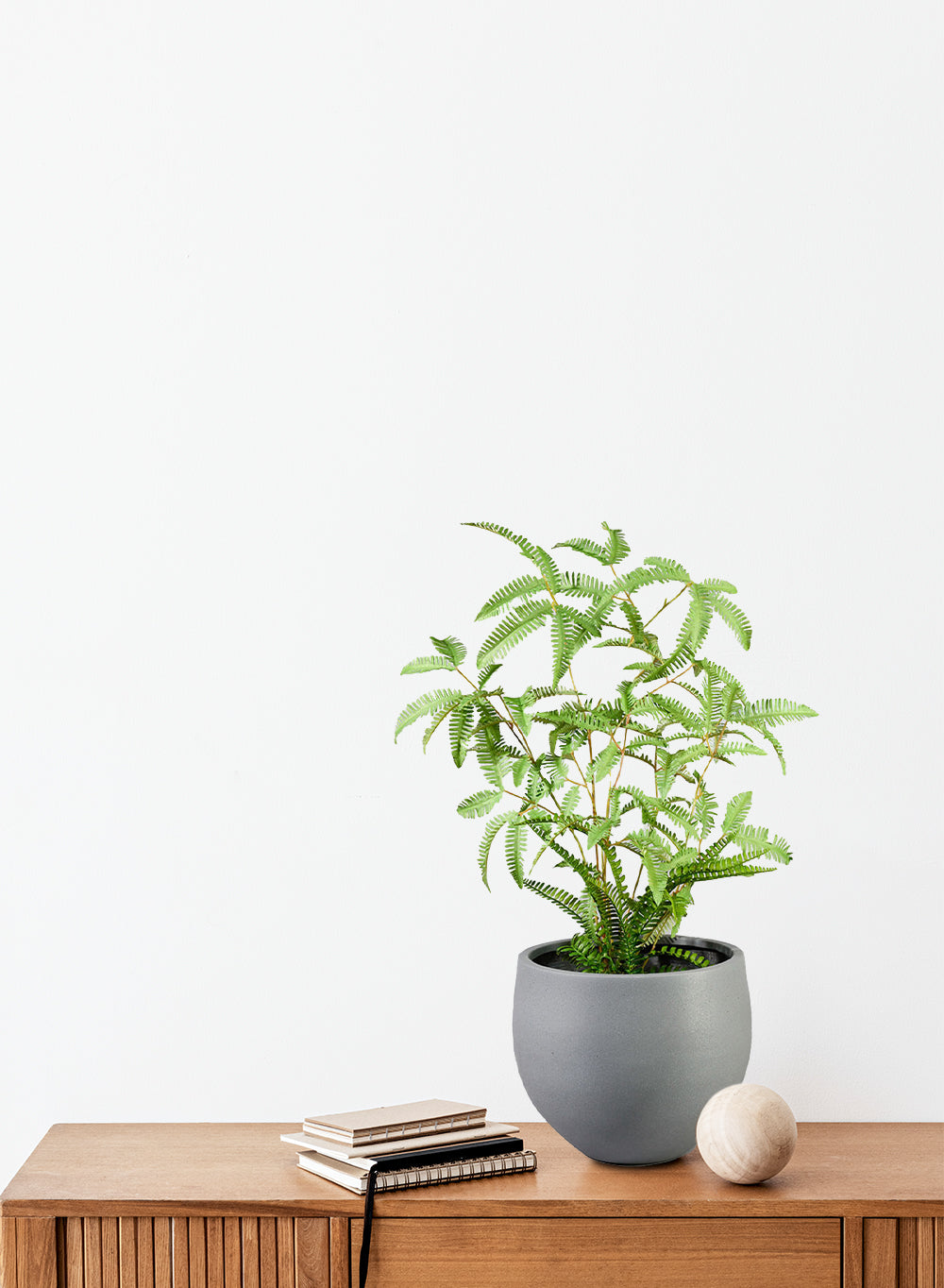 Grey Fiberstone Pot, in 3 Sizes