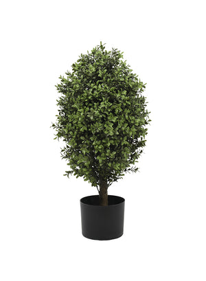 Faux Boxwood Topiary Tree in Pot, in 5 Designs