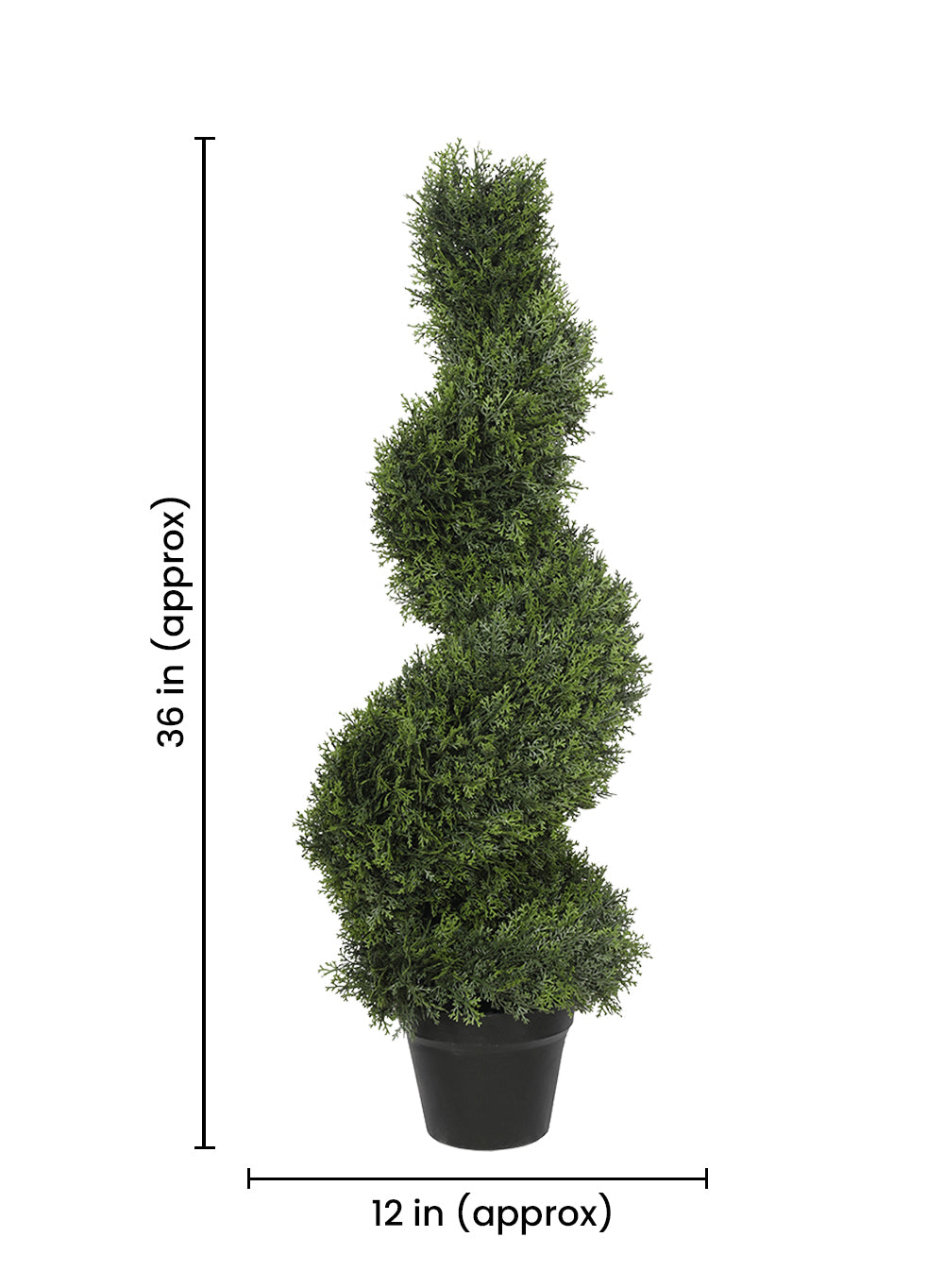 Faux Boxwood Topiary Tree in Pot, in 5 Designs