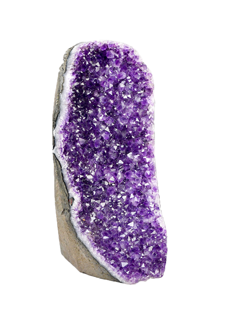 Serene Spaces Living Natural Amethyst Geode Crystal from Uruguay, in 3 Sizes