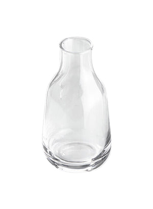 Serene Spaces Living Set of 4 Small Bottle Bud Vase, 1.75" Square & 3.5" Tall
