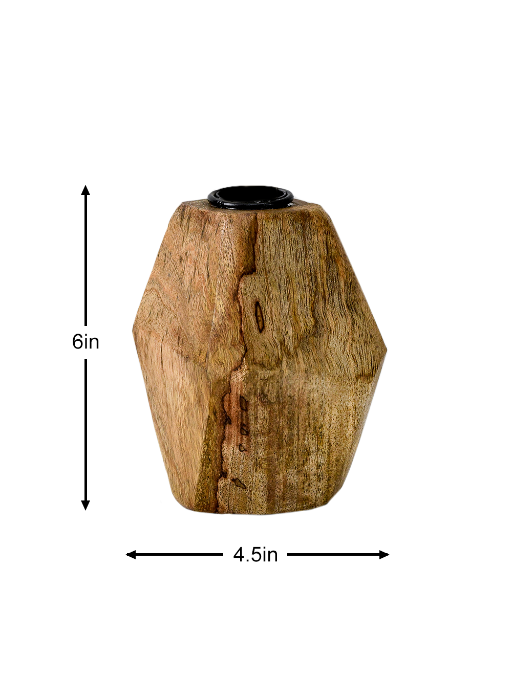 Wooden Candle Holder, in 2 Sizes