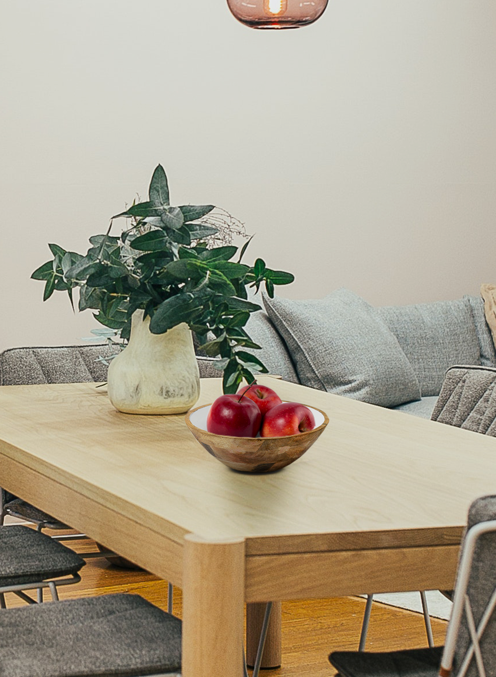 Decorative Wooden Bowls, in 2 Sizes