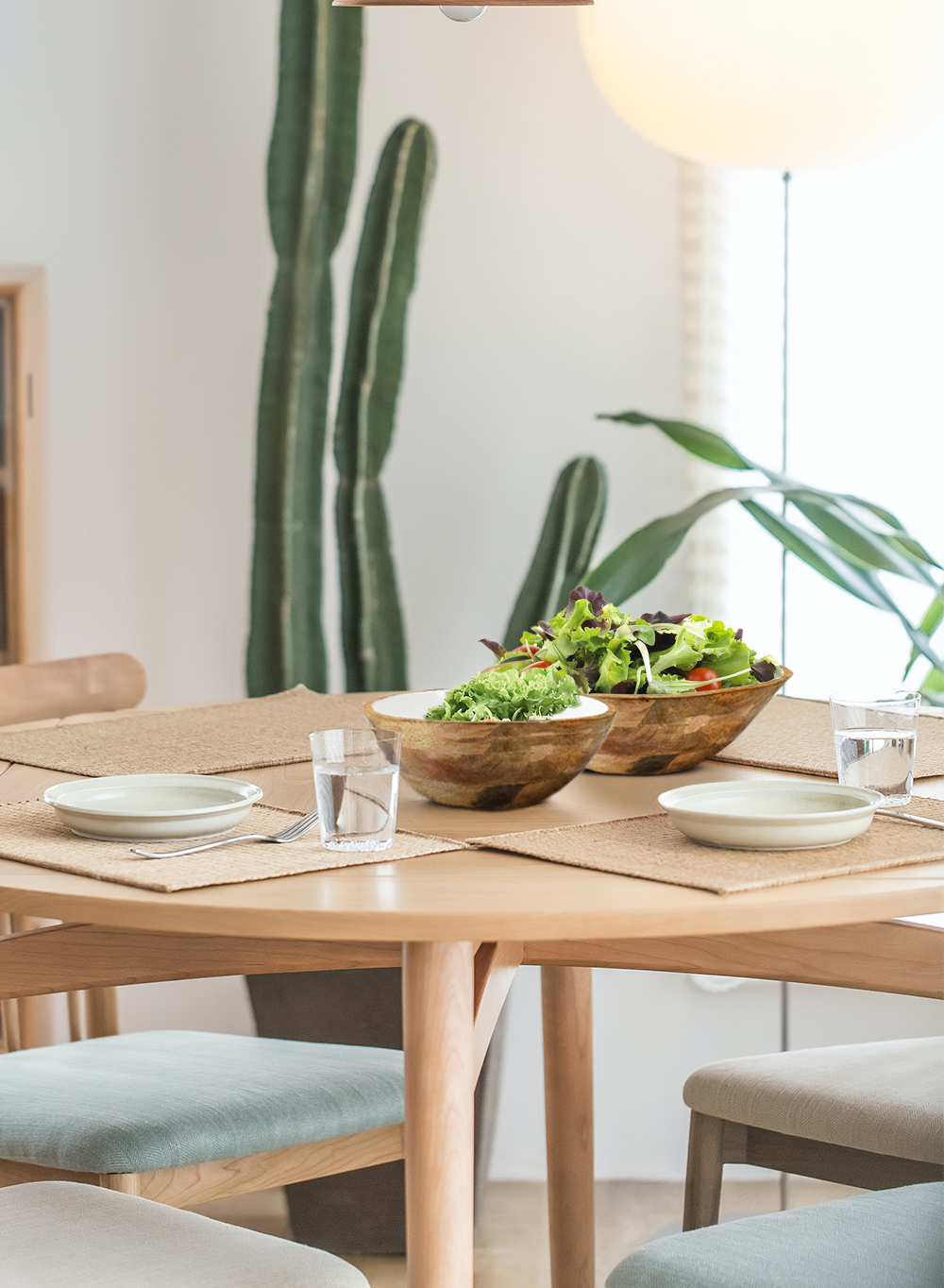 Decorative Wooden Bowls, in 2 Sizes