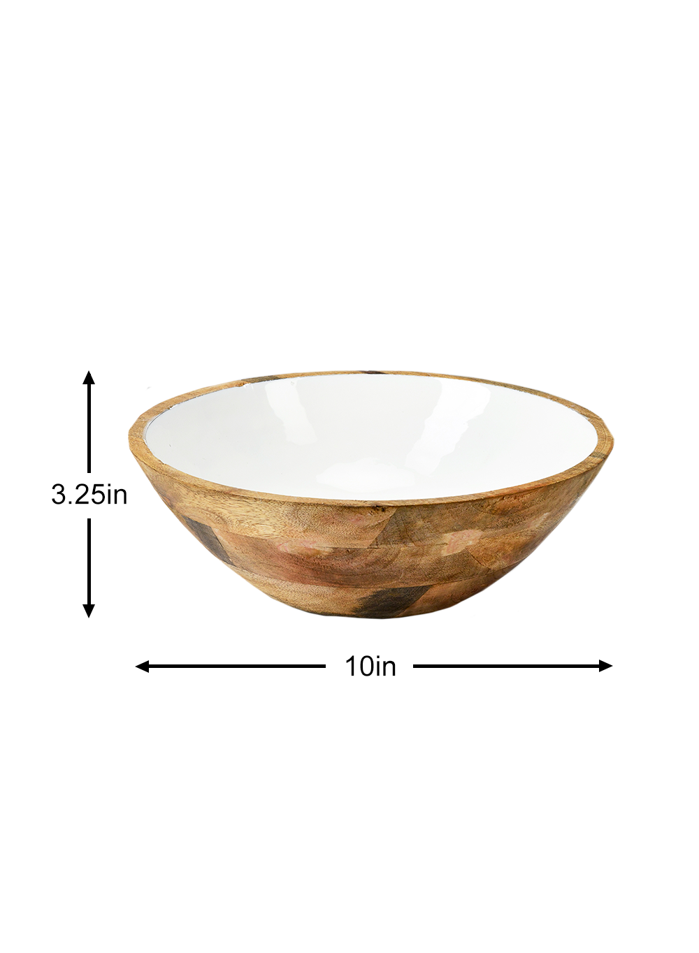 Decorative Wooden Bowls, in 2 Sizes