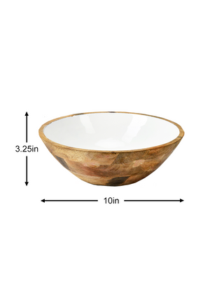 Decorative Wooden Bowls, in 2 Sizes