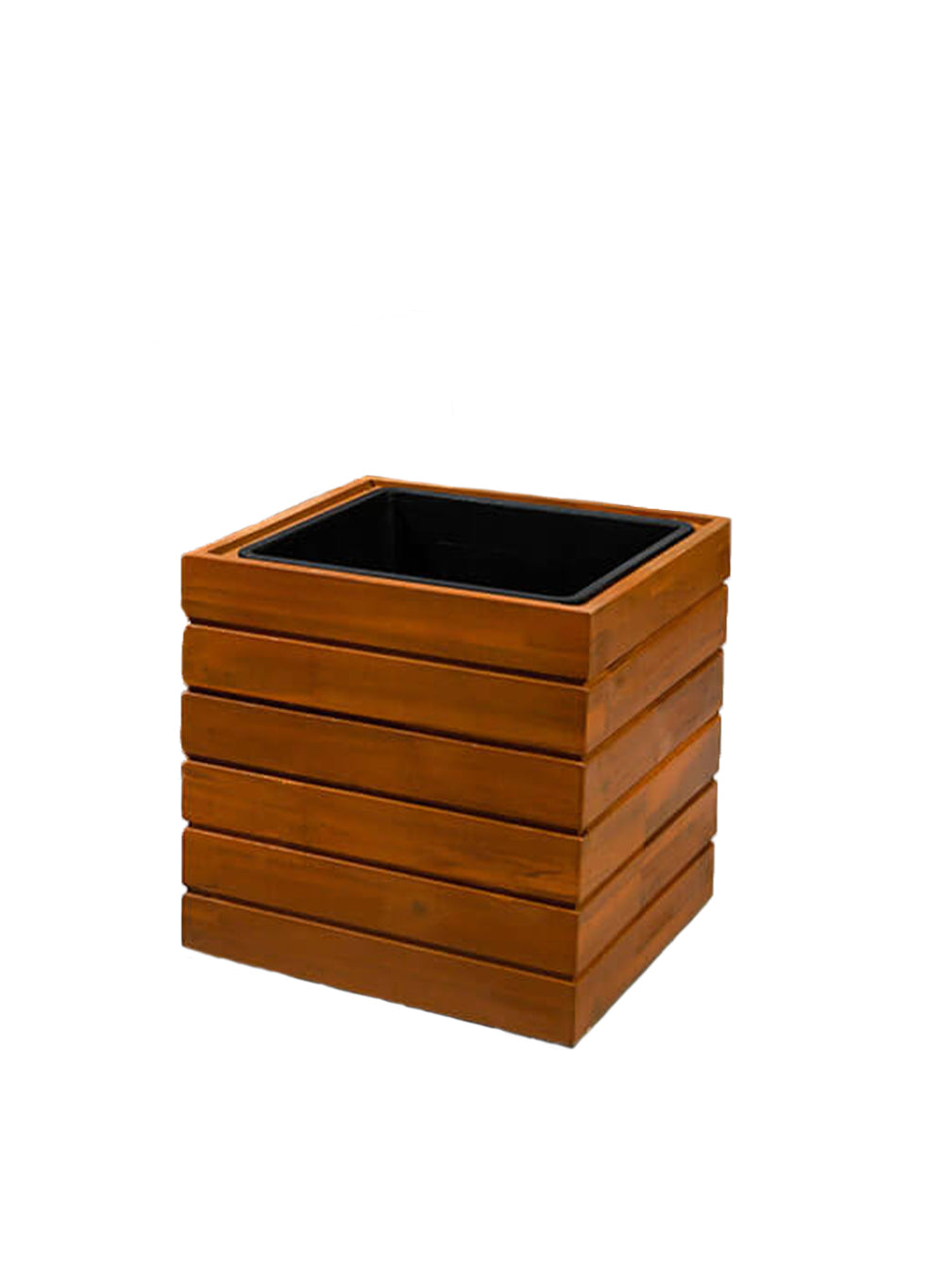 Acacia Wood Planter Box, in 2 Shapes & Sizes