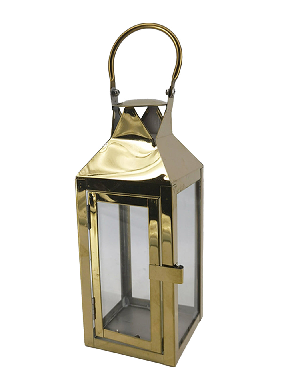 Square Stainless Steel Lantern, in 3 Sizes & 2 Colors