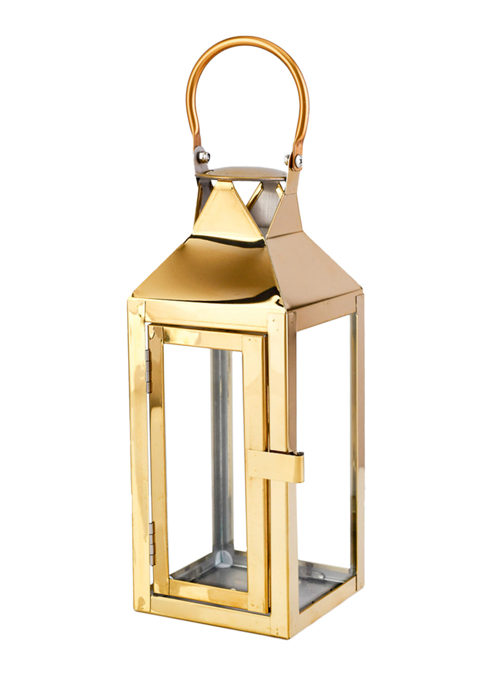 Square Stainless Steel Lantern, in 3 Sizes & 2 Colors