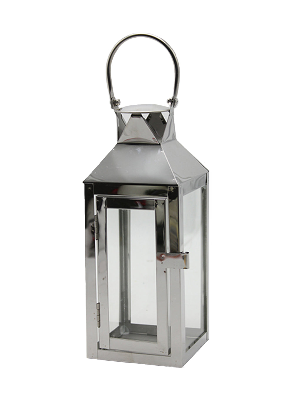 Square Stainless Steel Lantern, in 3 Sizes & 2 Colors