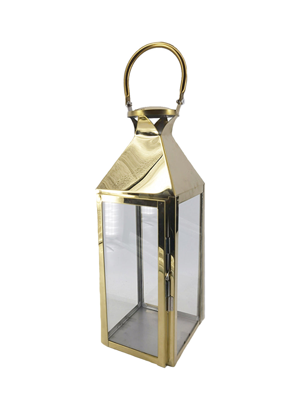 Square Stainless Steel Lantern, in 3 Sizes & 2 Colors