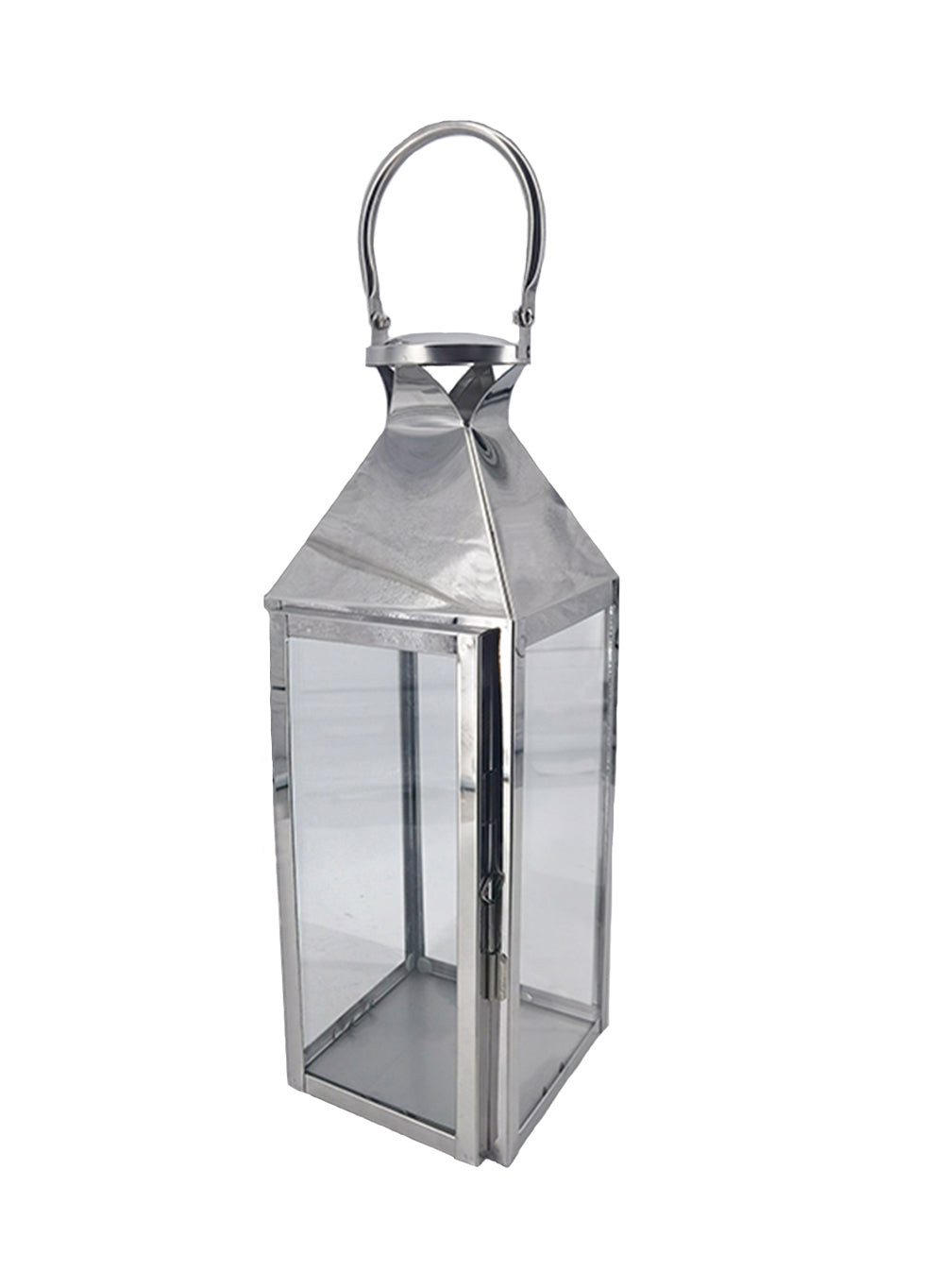 Square Stainless Steel Lantern, in 3 Sizes & 2 Colors