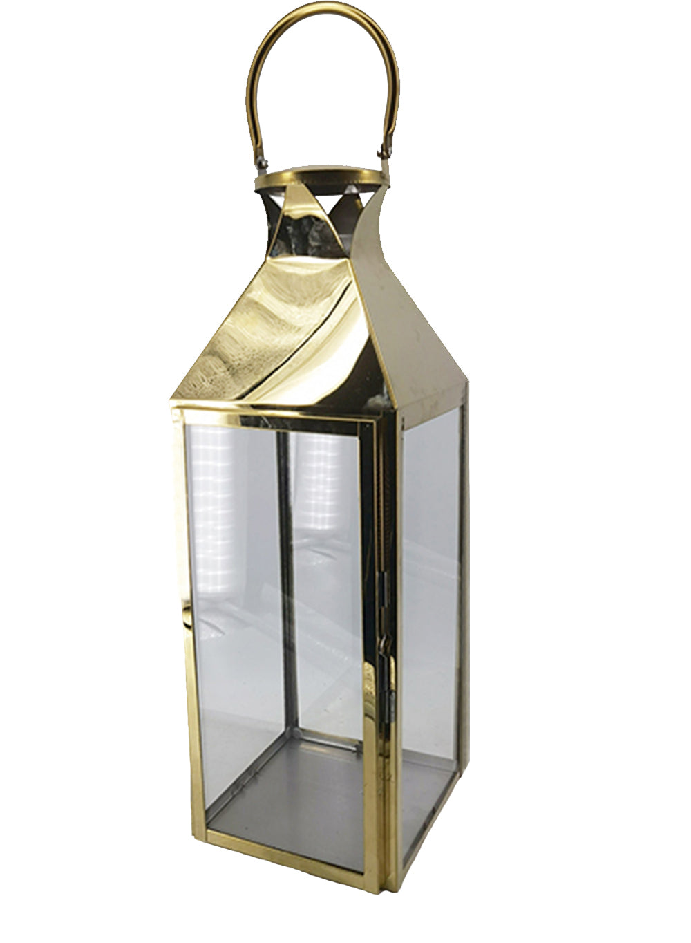 Square Stainless Steel Lantern, in 3 Sizes & 2 Colors