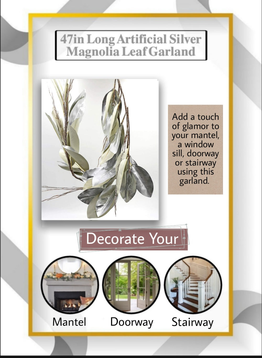 Magnolia Leaf Garland