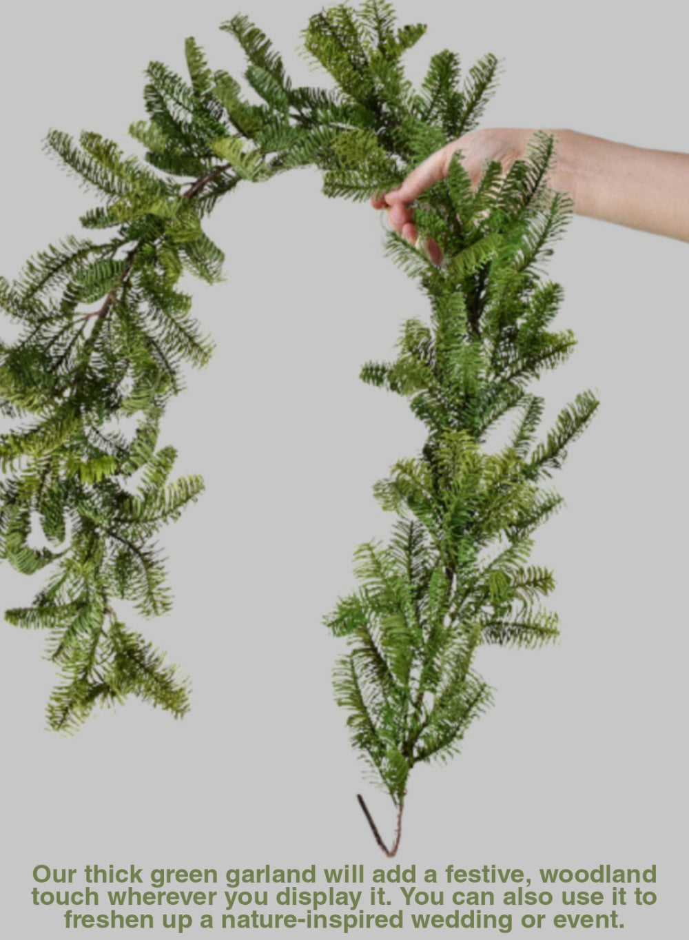 Artificial Pine Garland & Pine Pick