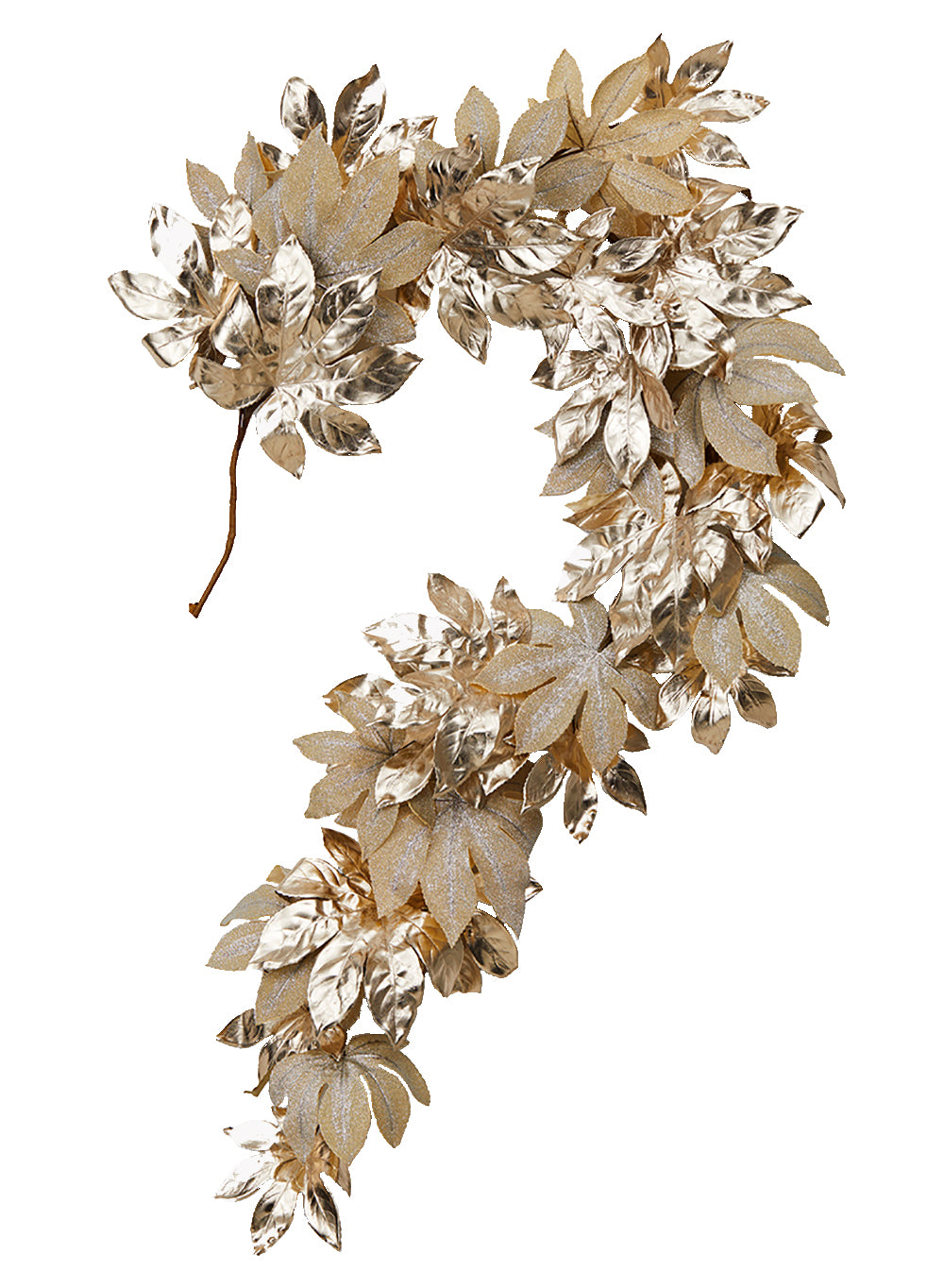 72" Large Gold Leaf Garland