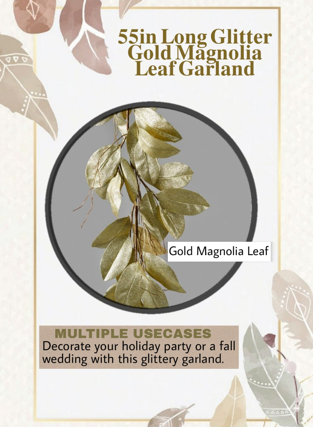 Magnolia Leaf Garland