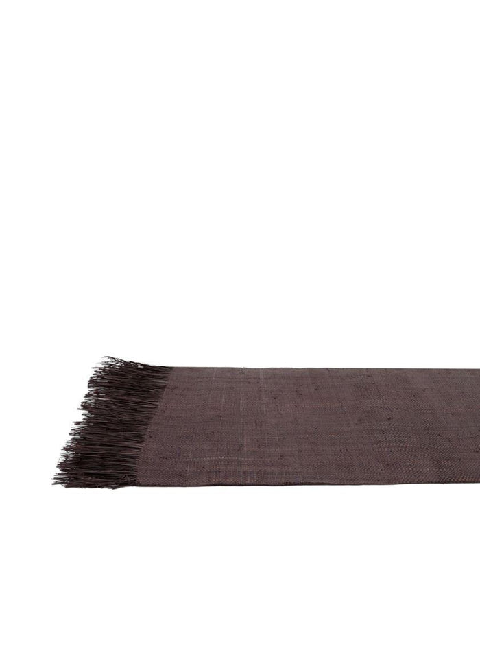 Serene Spaces Living Brown Raffia Runner, Measures 6' Long and 2' Wide, Dining Table Mat