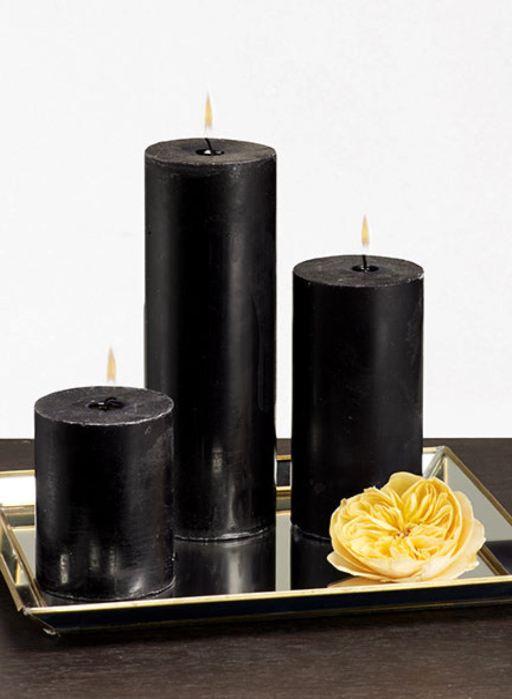 Pillar Candles, in 4 Colors