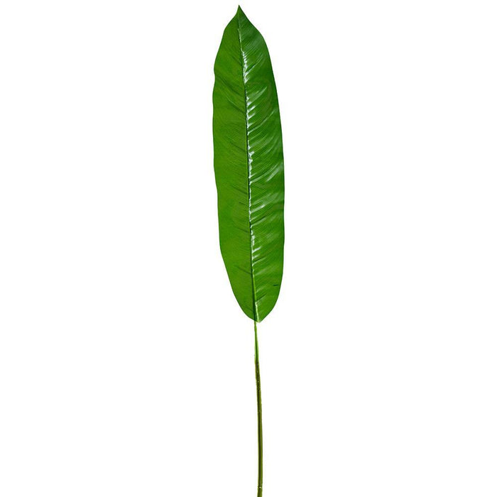 Serene Spaces Living Faux Banana Leaf, Real Looking Plant Leaves for Decoration, Measures 46" Tall, Pack of 12