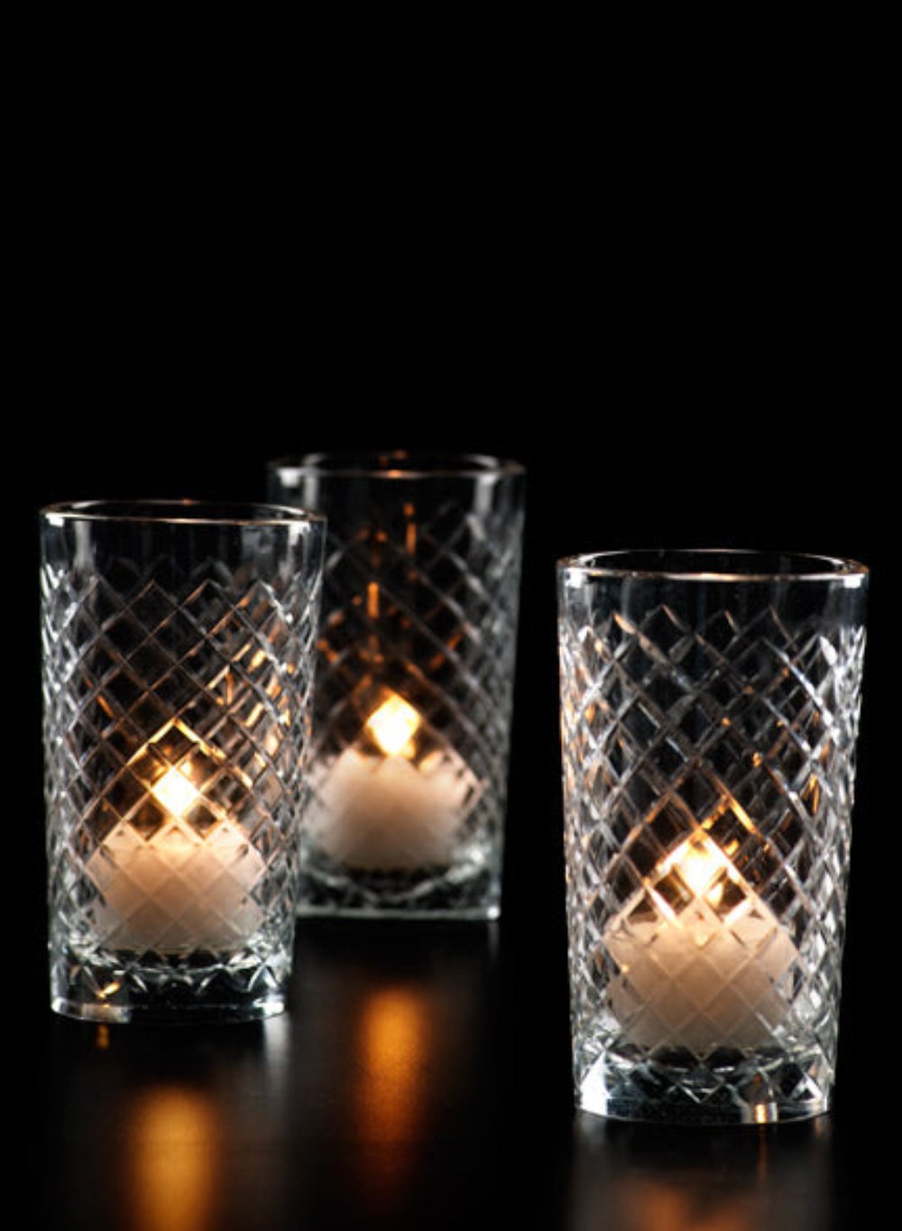 Cut Glass Votives, Set of 6 & 48