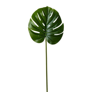 Serene Spaces Living Monstera Leaf, Real Looking Plant Leaves for Decoration, Measures 26" Tall, Pack of 12
