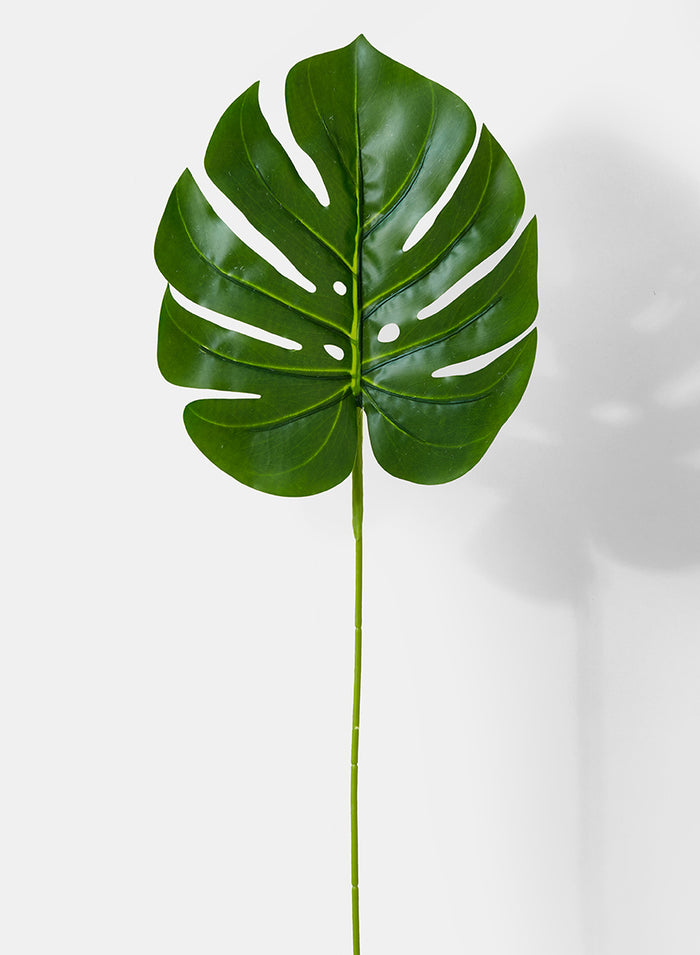 21" Faux Philodendron Leaf