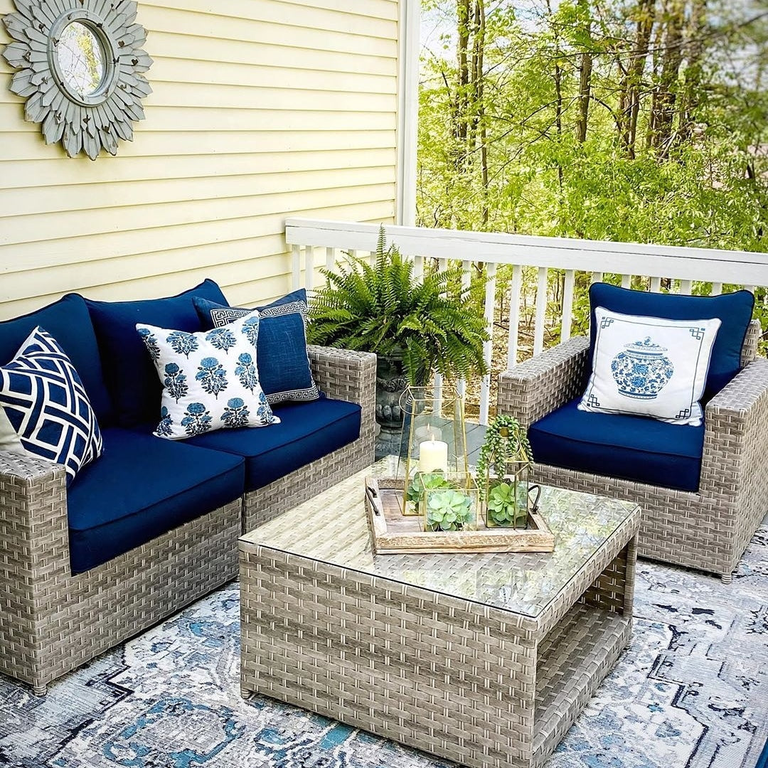 Gold Glass Lanterns Candle Holders Serene Spaces Living