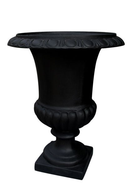 Large Black Modern Urn