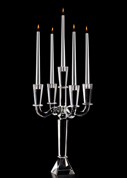 Modern Crystal Candelabra