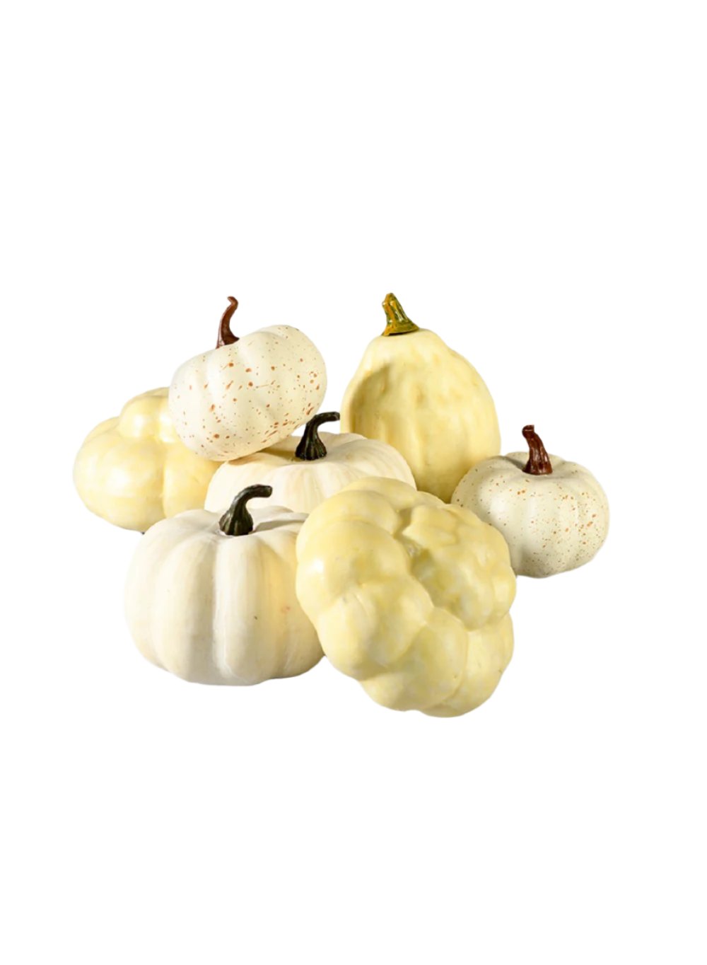 Assorted Harvest Pumpkins, Set of 6 & 7, in 2 Colors