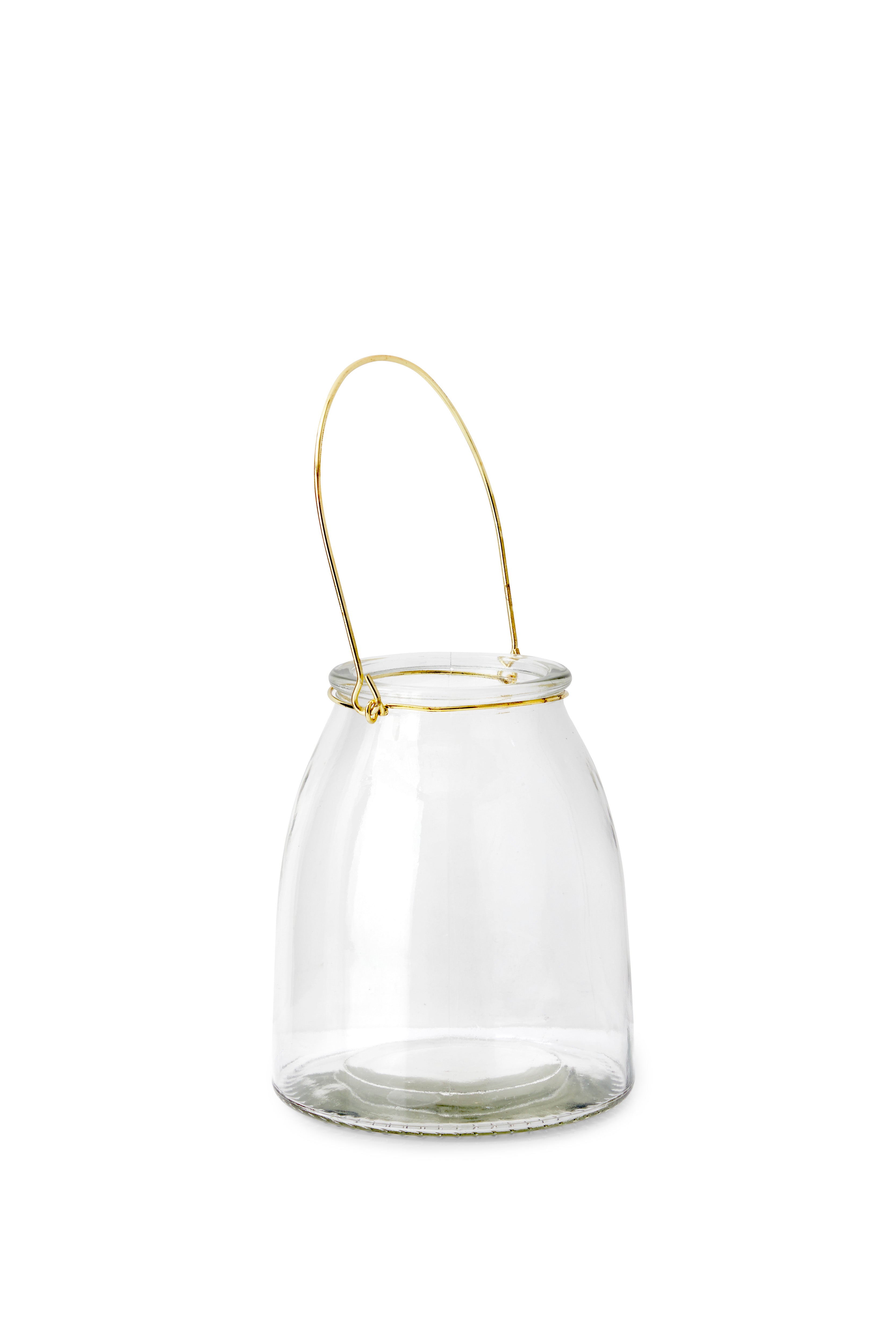 Serene Spaces Living Hanging Glass Jar for Wedding, Parties, Events, Patio, Use as Hanging Glass Lamp or for Flowers, Measures 6" Tall and 5" Diameter, Sold as a Set of 12