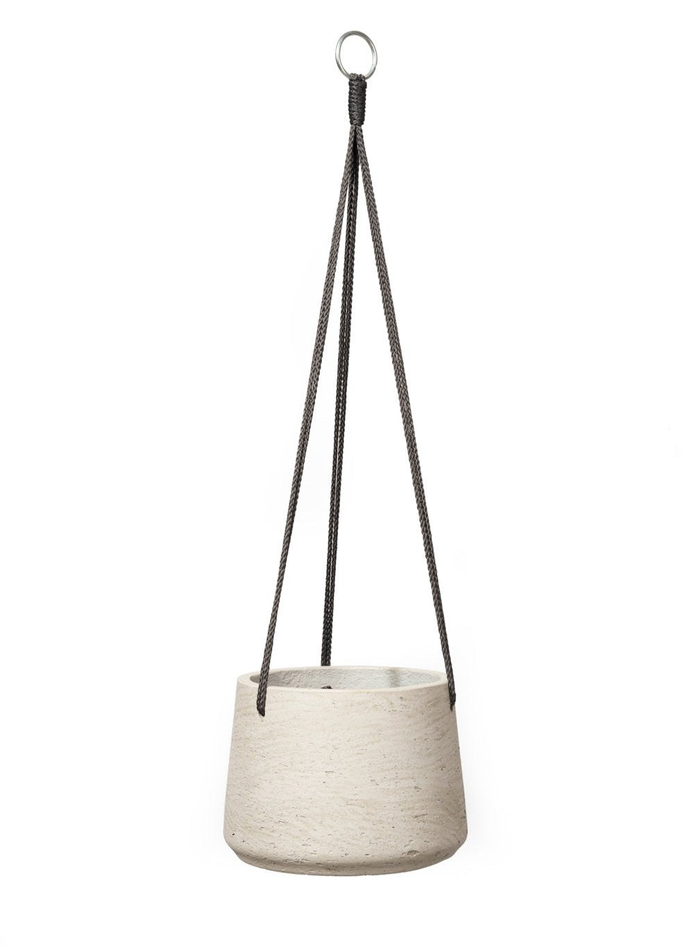 Round Cement Hanging Planter, in 3 Sizes