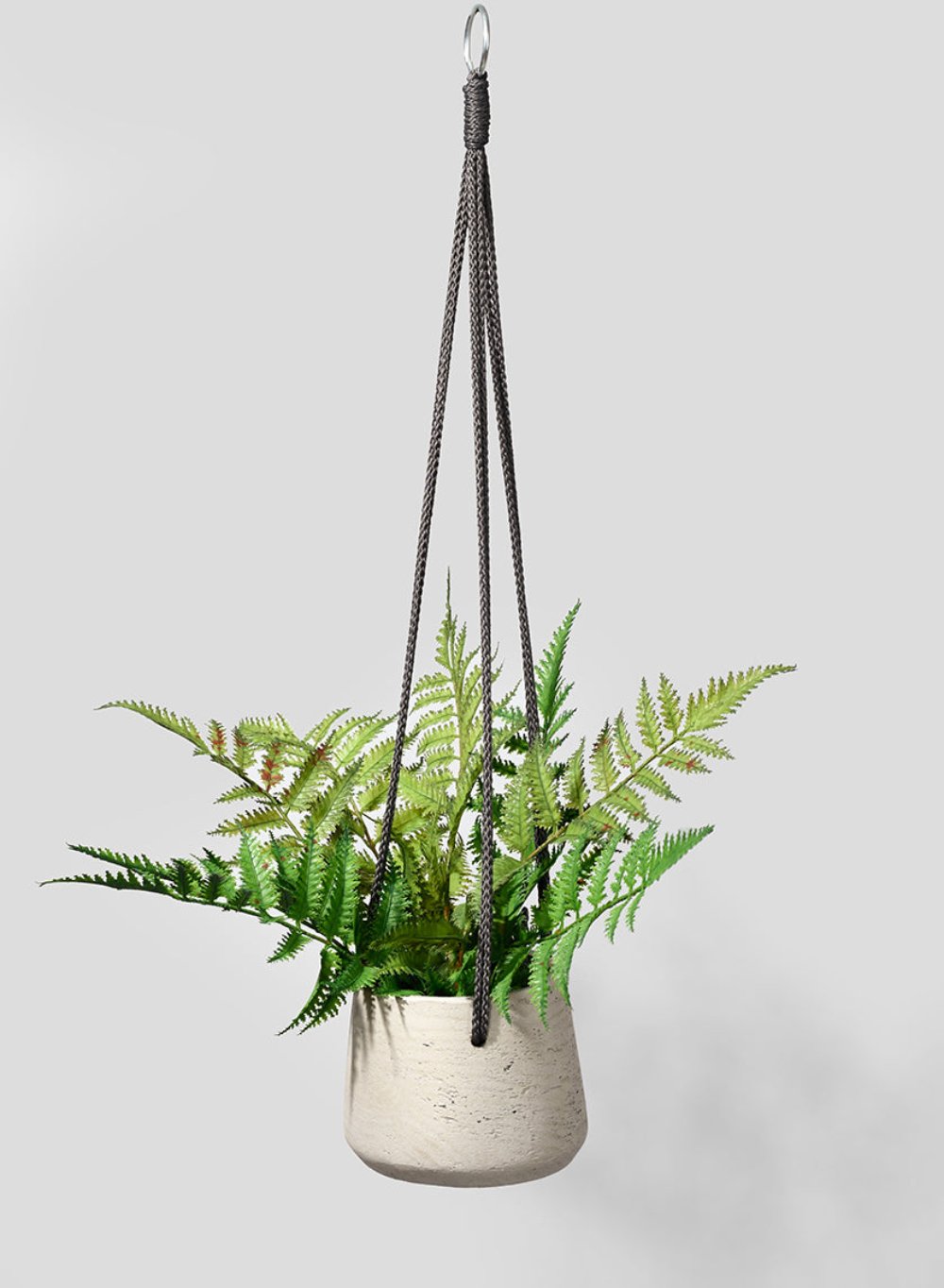 Round Cement Hanging Planter, in 3 Sizes