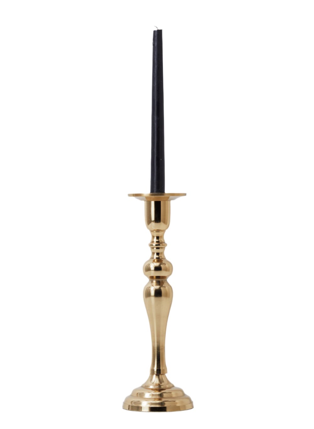 Gold Candlesticks for Taper Candles, in 3 Sizes