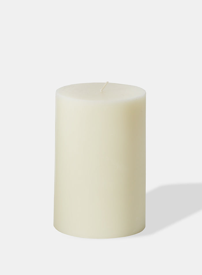 6" Ivory Pillar Candle