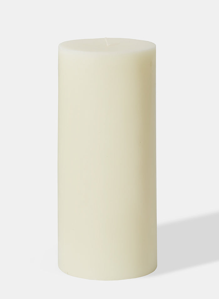 Large Ivory Pillar Candle
