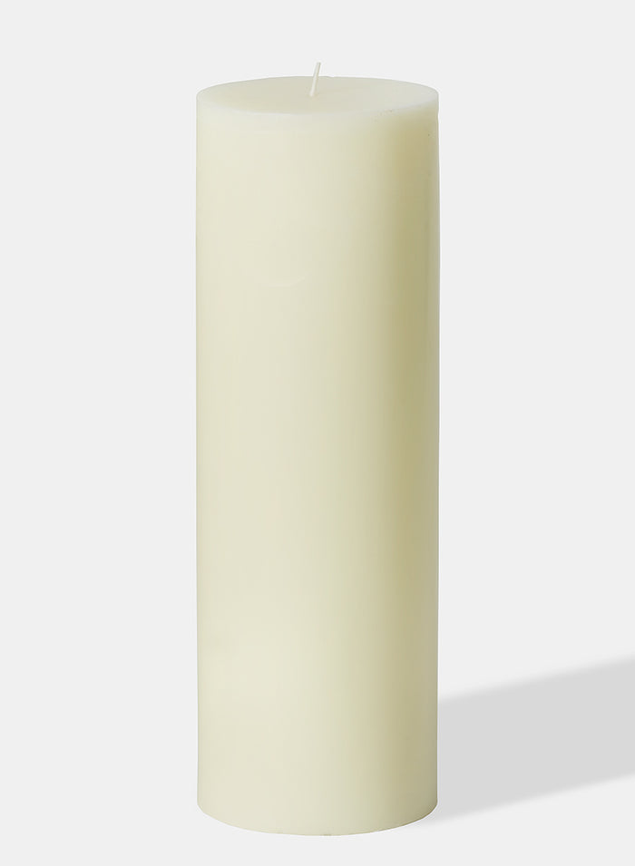 Extra Large Ivory Round Pillar Candle